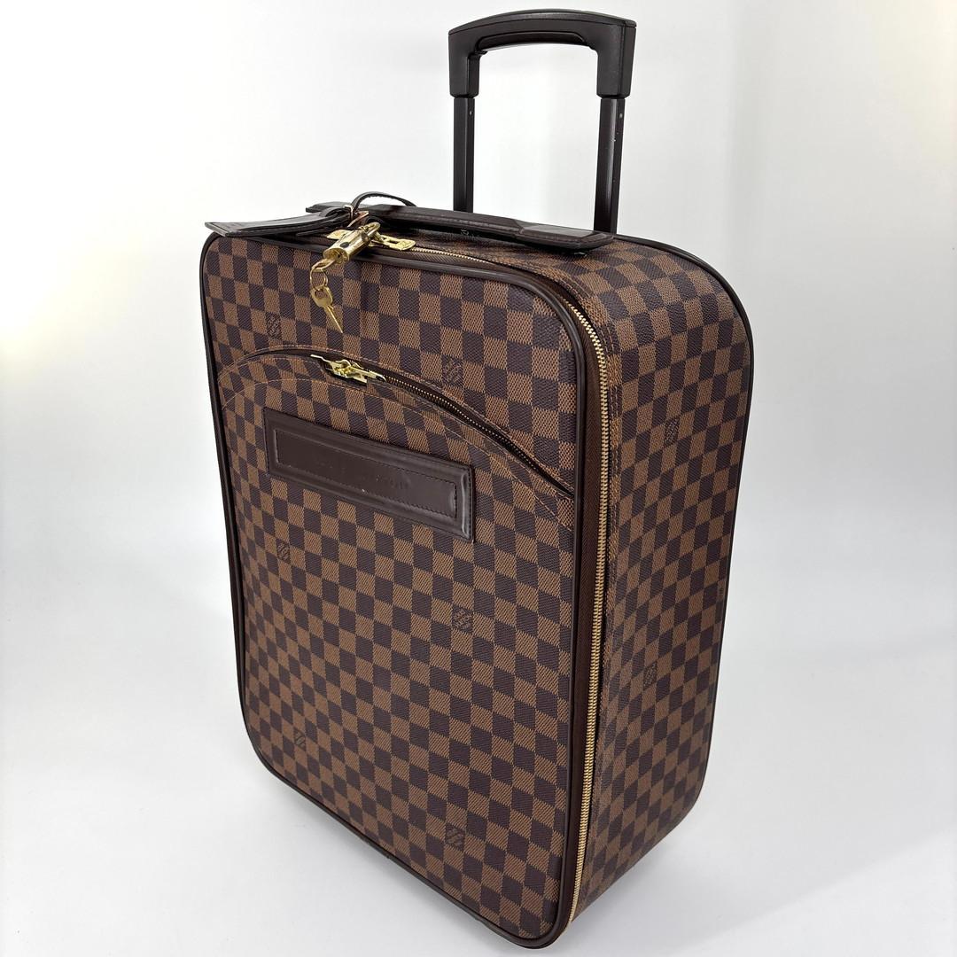 超極美品■ルイヴィトン■ダミエ ペガス 45 N23293 レザー スーツケース