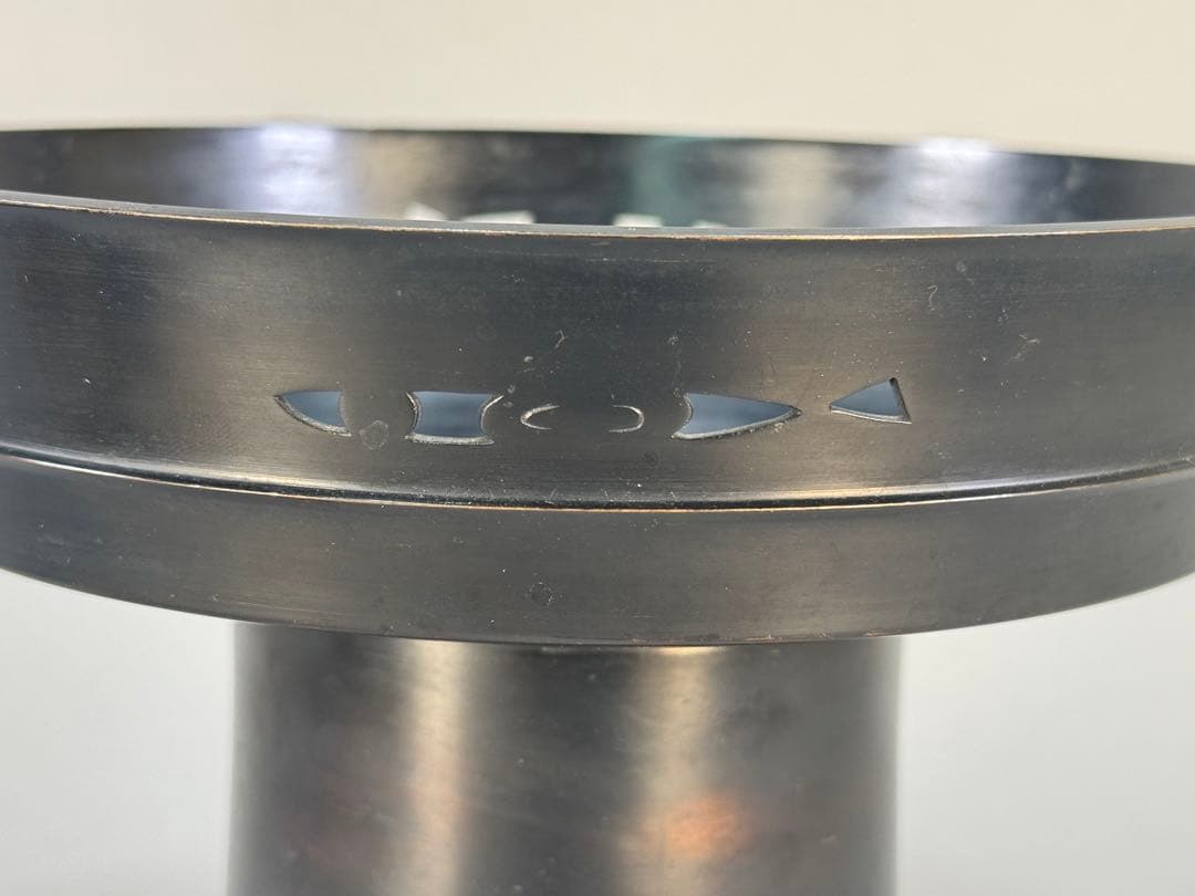 いけばな　金工家 高木幾望 作　銅花器　池坊　古流　　龍生派　草月流　華道具