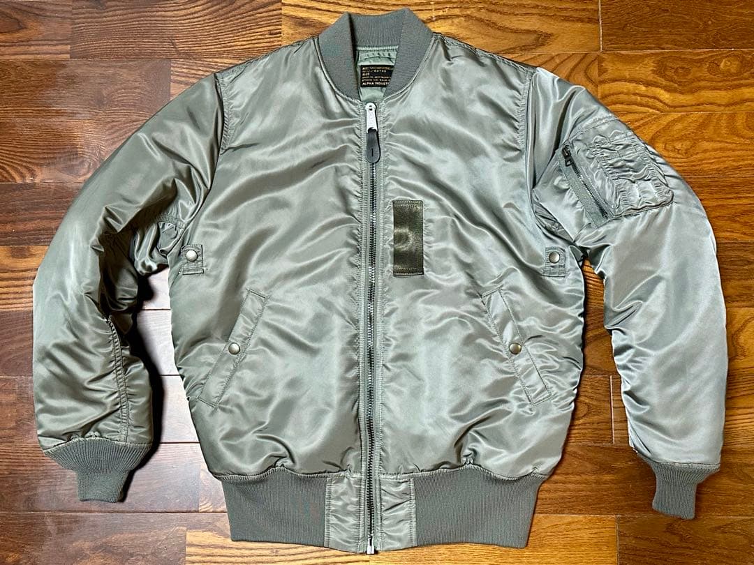 美品 アルファ ALPHA 417 EDIFICE別注 50s MA-1