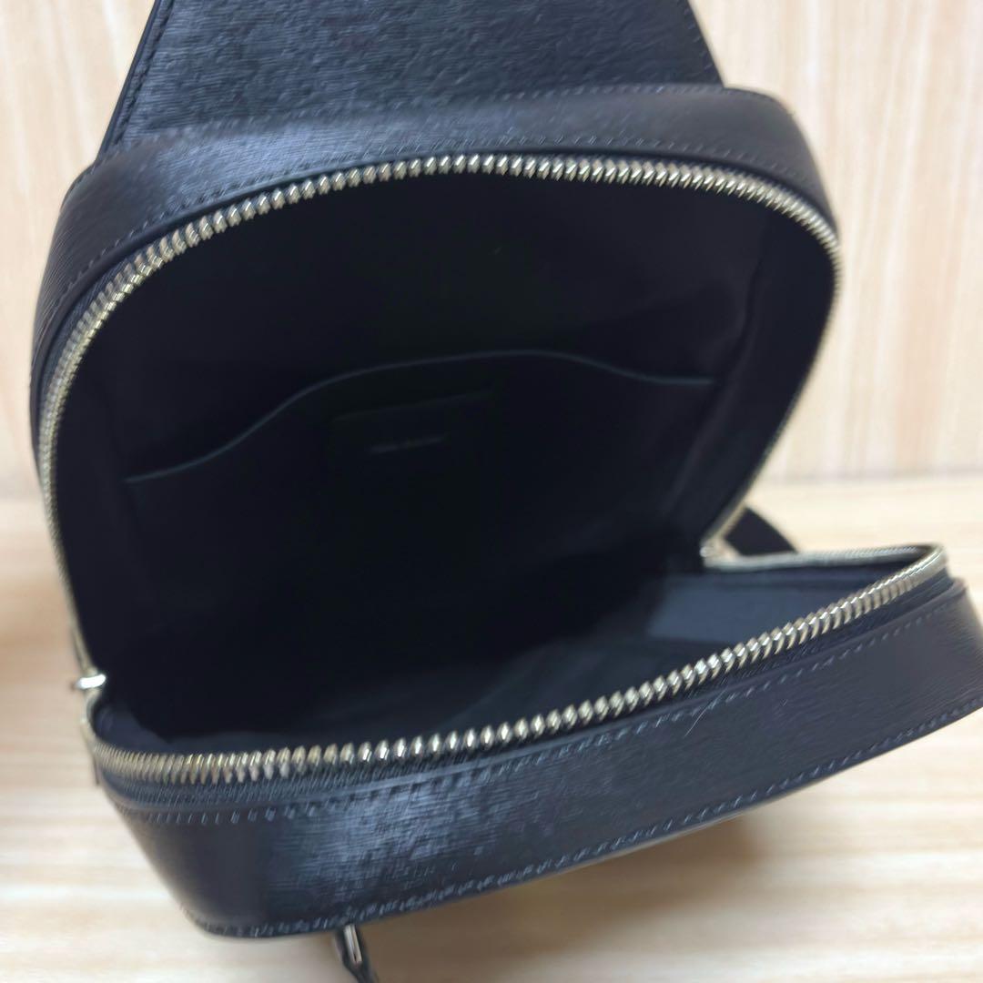 【美品】ポールスミス オールレザー ボディバッグ ワンショルダー APS544