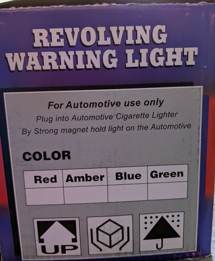 12Vスイッチ付き電球タイプ回転灯紫　サイコロ　星マーカー　ドクロつり革　他