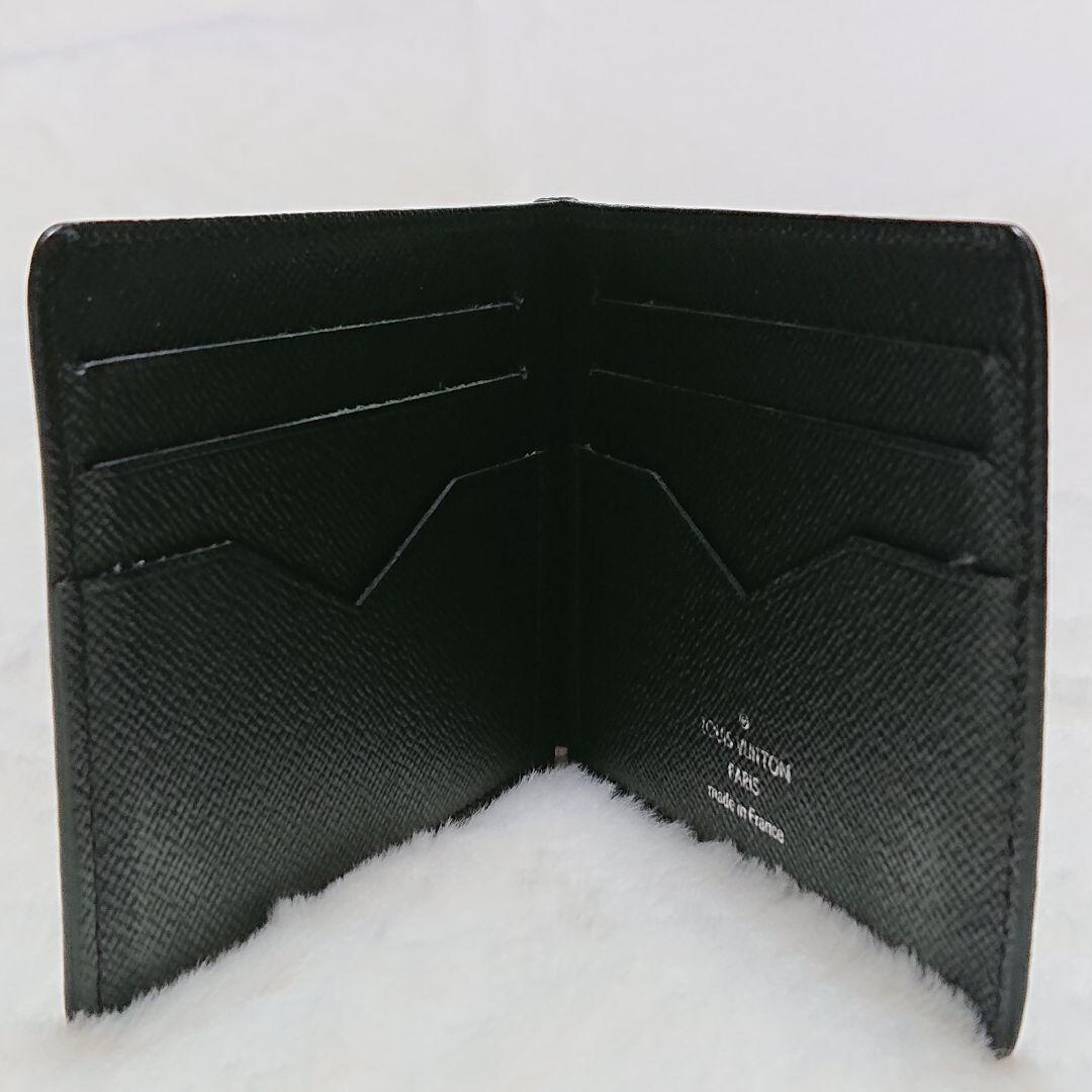 【美品】ルイヴィトン マネーグリップ タイガ ポルトフォイユ パンス ブラック