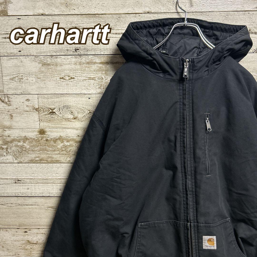 141【希少XLサイズ】カーハート☆ロゴタグ　即完売品　アクティブジャケット