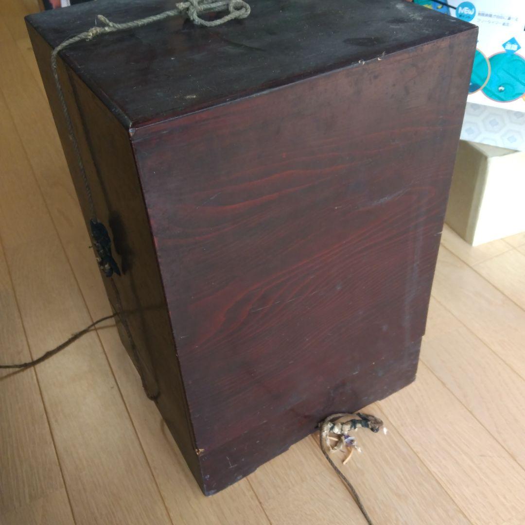 明治レトロ 骨董 お重3段です。