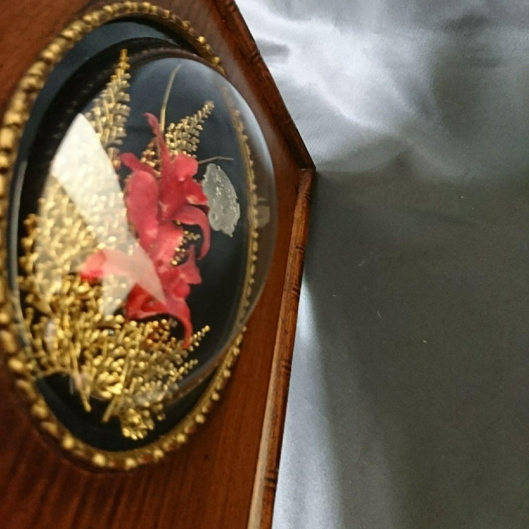 本物の花フレーム入り リーフ インテリア 壁掛け 24K GOLD　◯◯