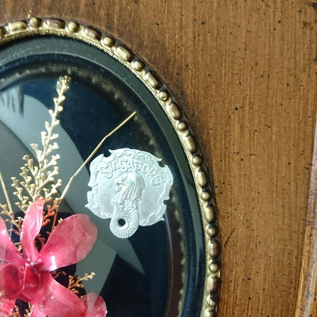 本物の花フレーム入り リーフ インテリア 壁掛け 24K GOLD　◯◯