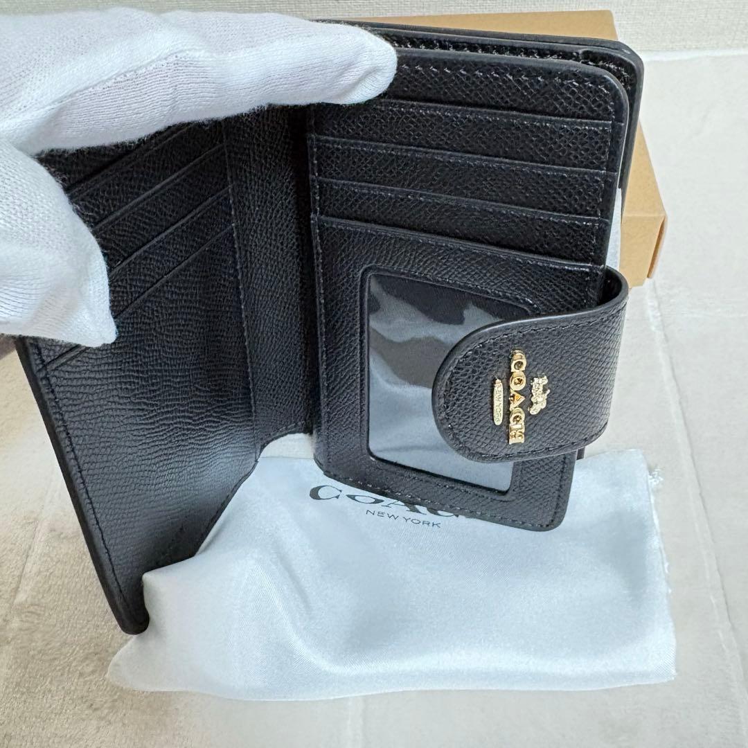 コーチ 財布 二つ折りブラック