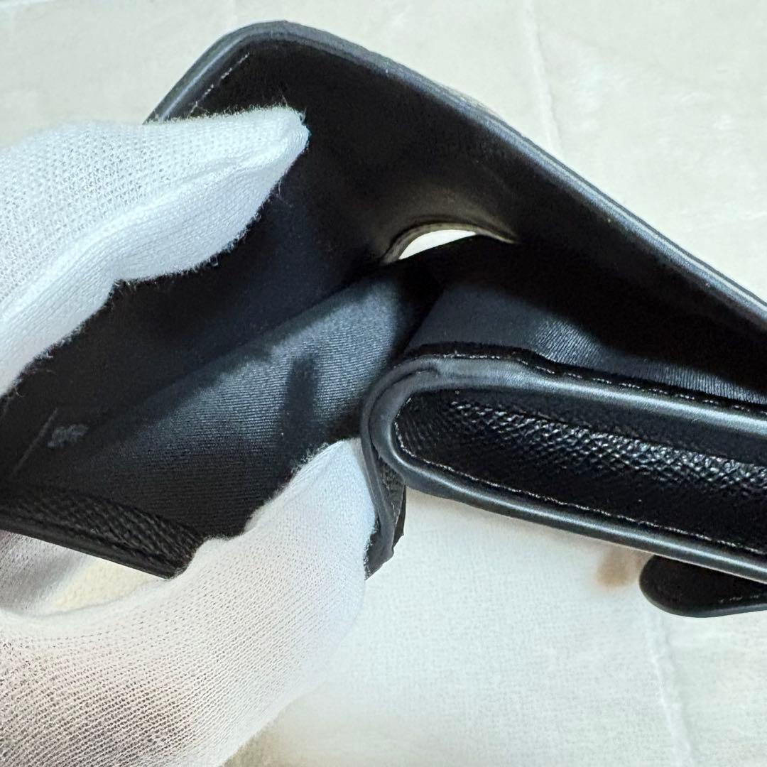 コーチ 財布 二つ折りブラック