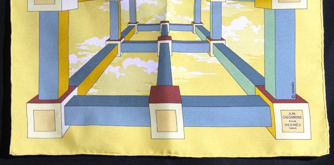 HERMES エルメス　スカーフ　カレ40　 D504