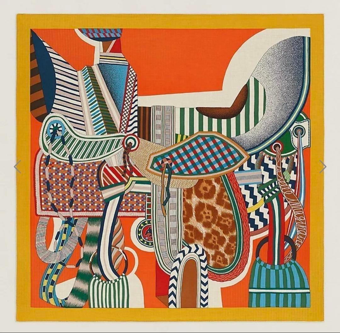 【未使用タグ付き】カレジェアン カレ140　空想の鞍 　カシミア　シルク