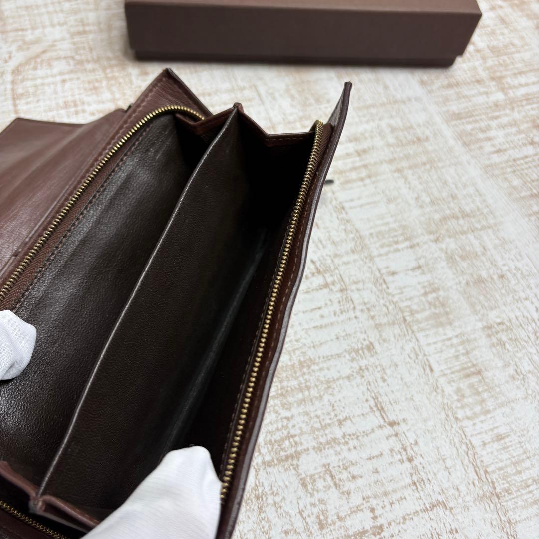 定番　人気　BOTTEGA VENETA 長財布　ブラウン　メンズ　ウォレット
