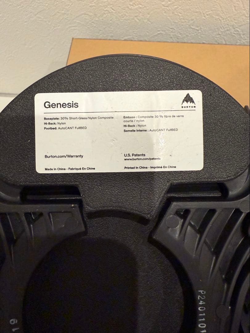 Burton Genesis Reflex M ブラック