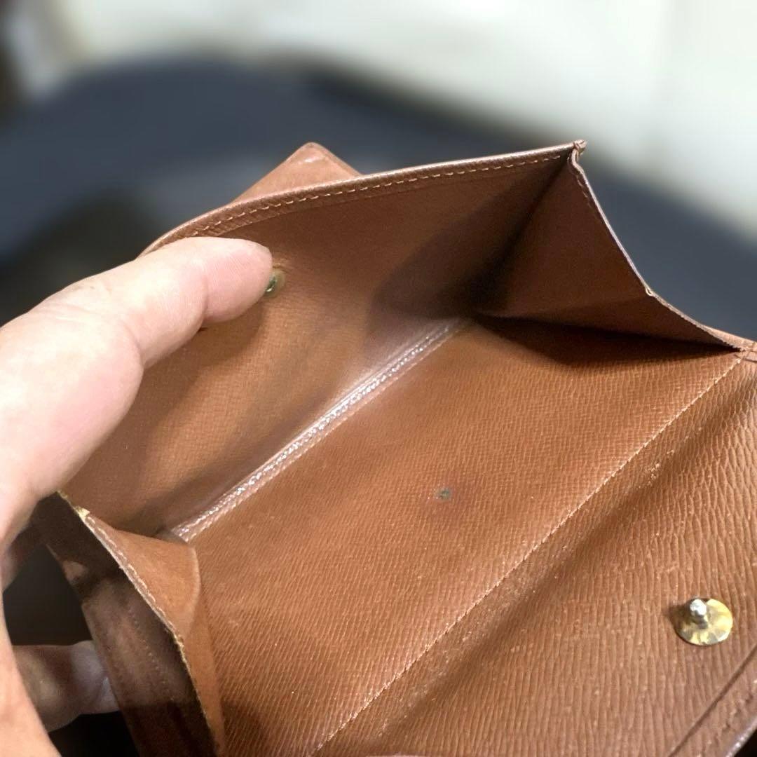 ⑦☆良品/Ⓜ️サイズ♪ポルトトレゾールエテュイパピエ ☆三つ折り財布