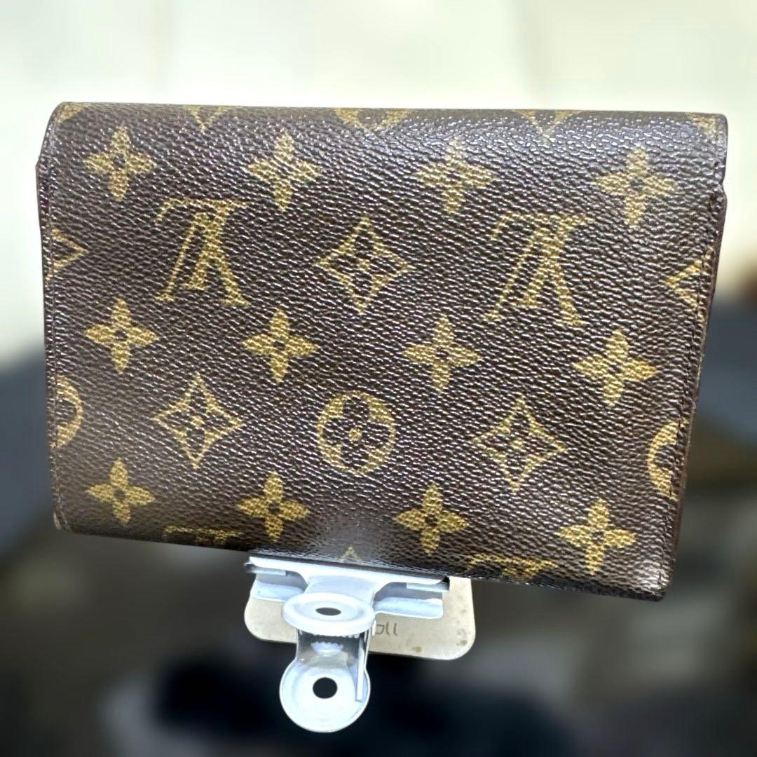 ⑦☆良品/Ⓜ️サイズ♪ポルトトレゾールエテュイパピエ ☆三つ折り財布