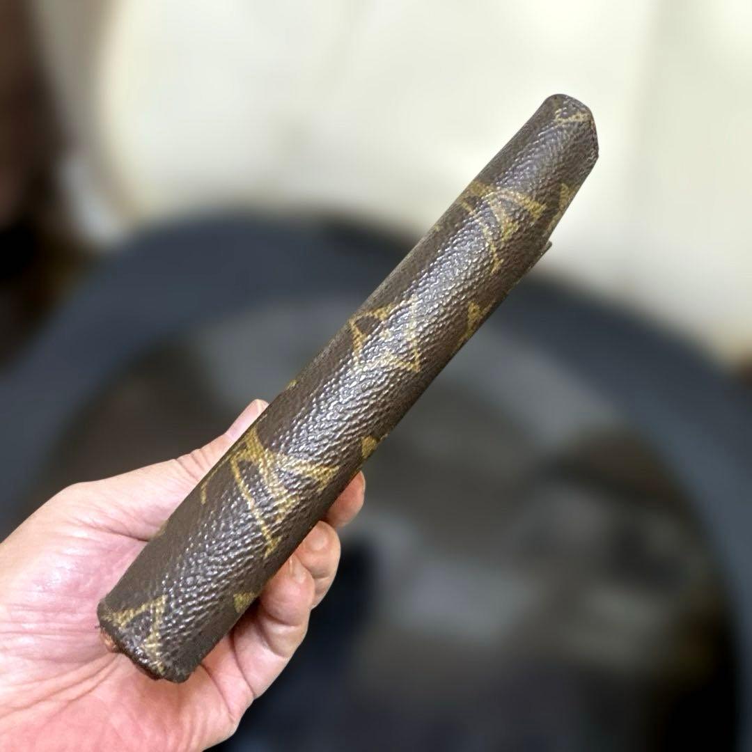 ⑦☆良品/Ⓜ️サイズ♪ポルトトレゾールエテュイパピエ ☆三つ折り財布