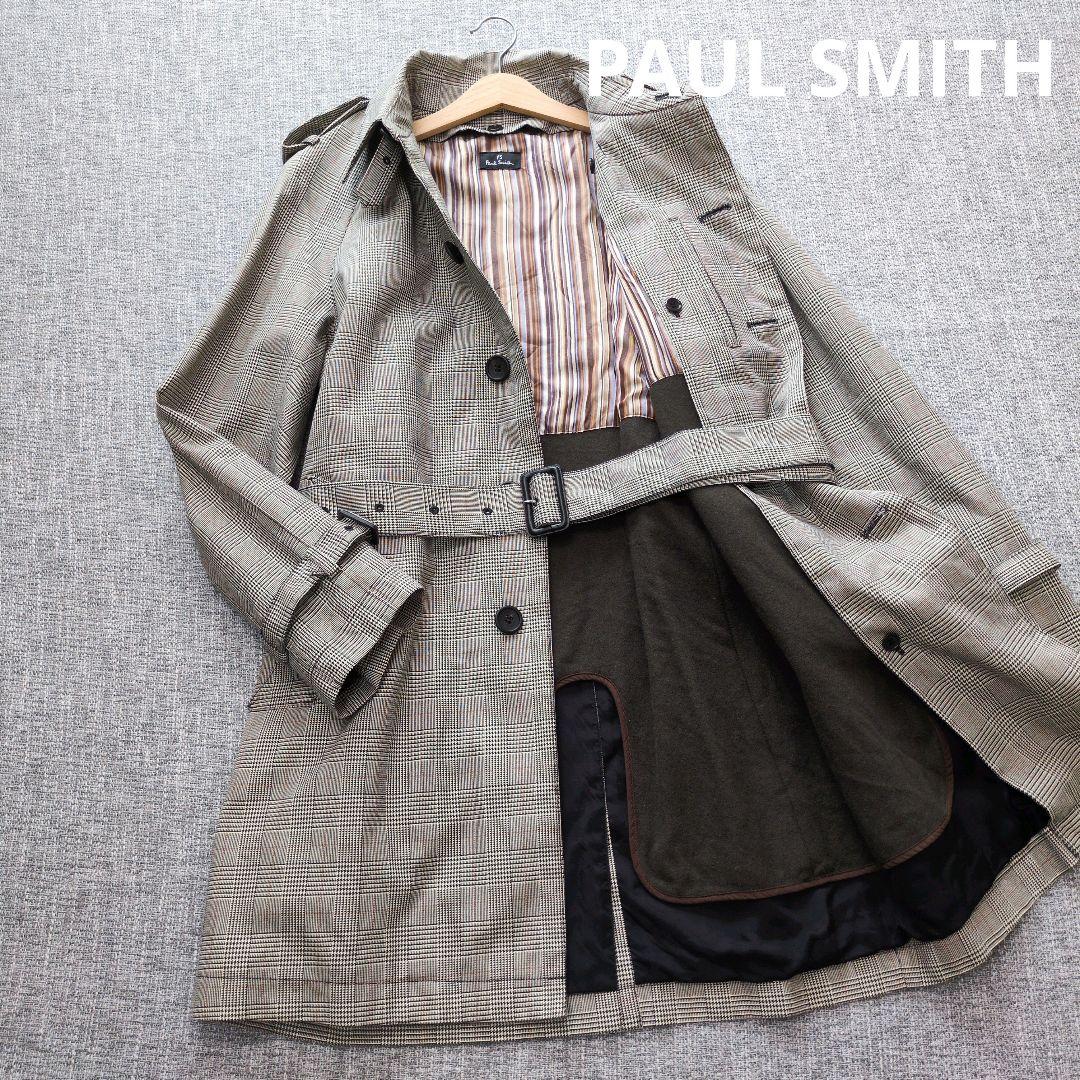 ポールスミス　ウールライナー取外し可　シングルトレンチコート　着用感のない美品