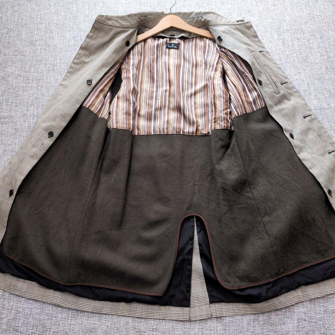 ポールスミス　ウールライナー取外し可　シングルトレンチコート　着用感のない美品