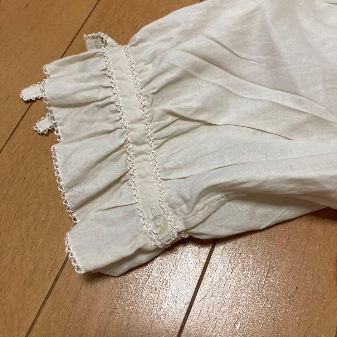 訳あり　ピンクハウス　フード　ピンタック　ピコフリル　ブラウス　半袖