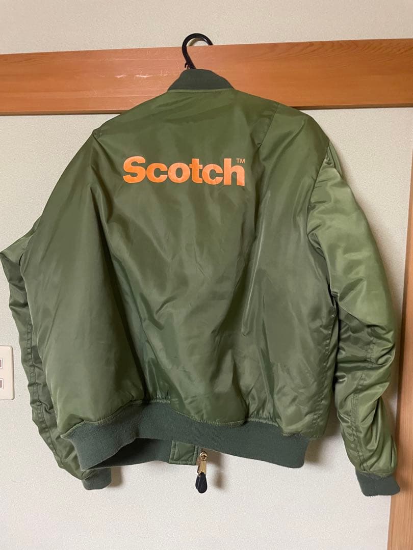 Scotch MA-1 フライトジャケット オリーブグリーン