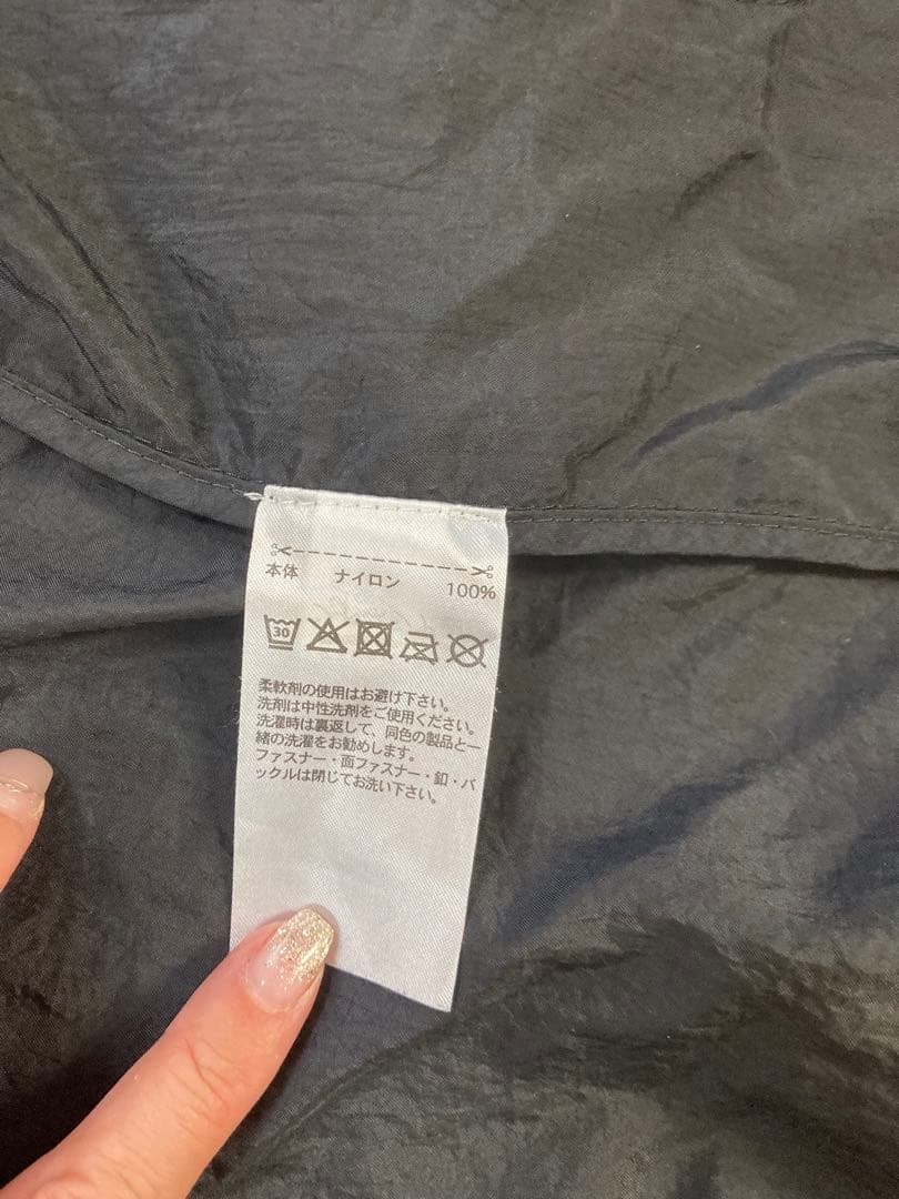 アディダス　ステラマッカートニー　パーカー　ロング　黒　M