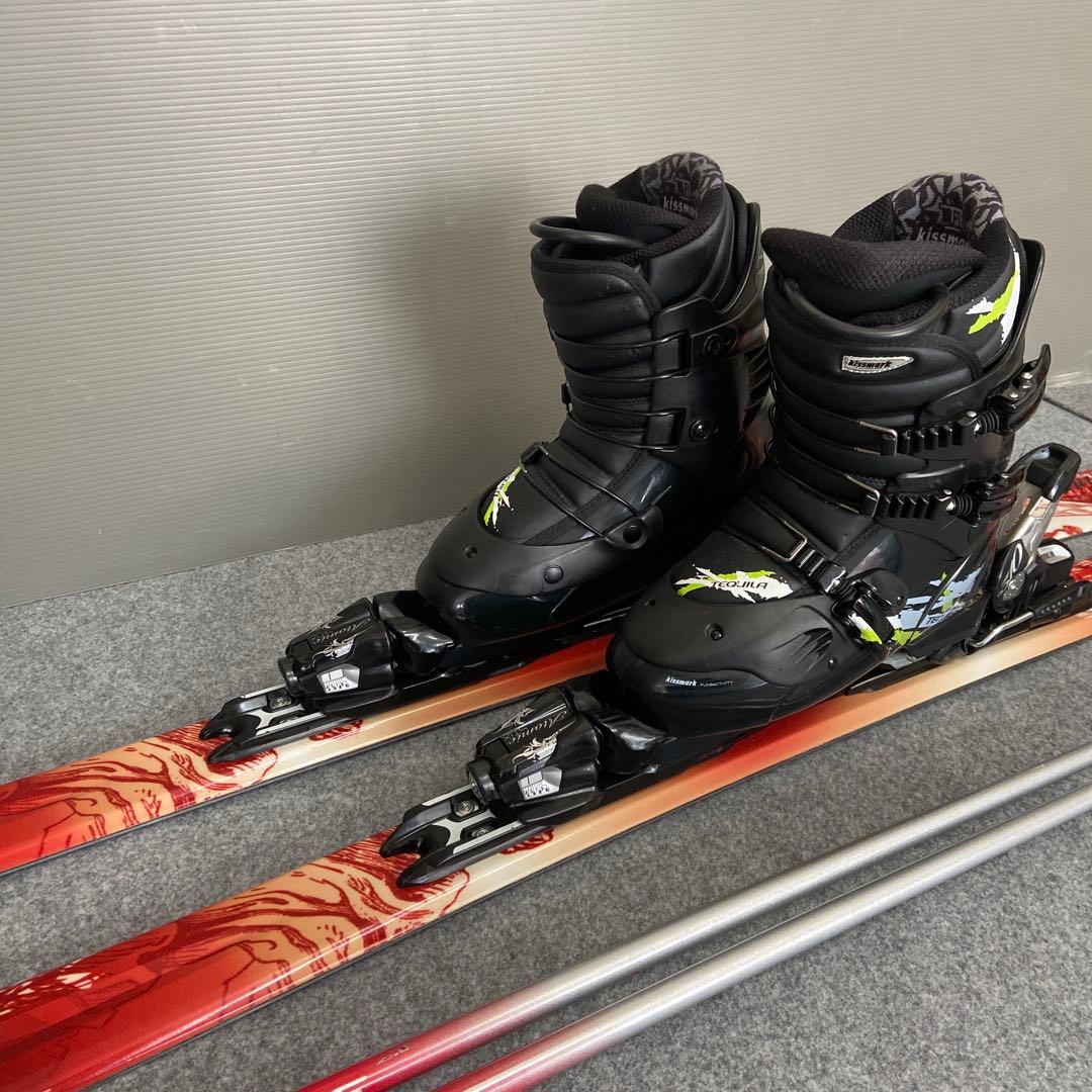 ★メンテナンス済　大人スキーセット　板アトミック159cm ブーツ26cm