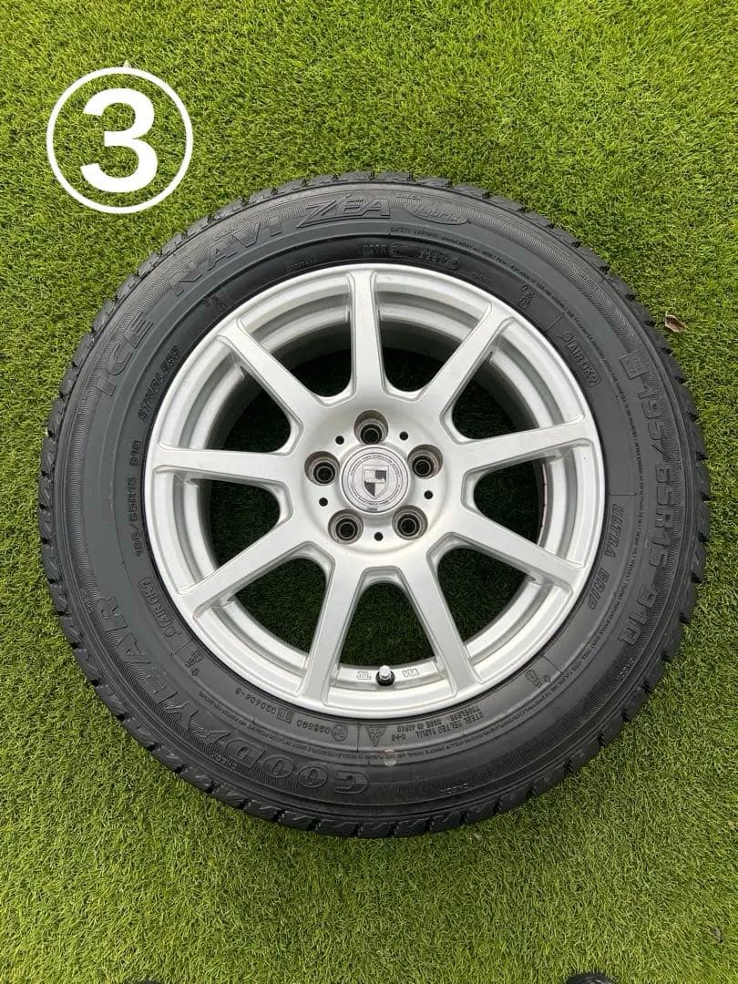 スタッドレス　アルミホイール195/65/15 PCD100 ５H 4本セット