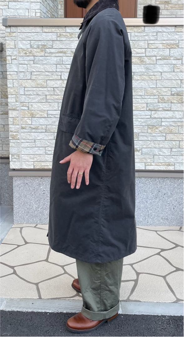 m*a様 【美品】Barbour バブアー コート BURGHLEY バーレー