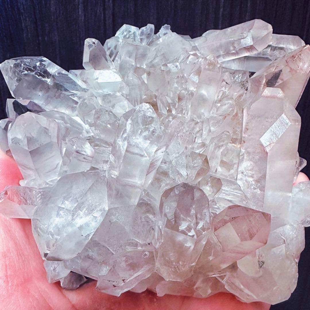 爆レア❗️高透明度❗浄化❗️超強いパワーキラキラ☆ヒマラヤクラスター天然石A1314