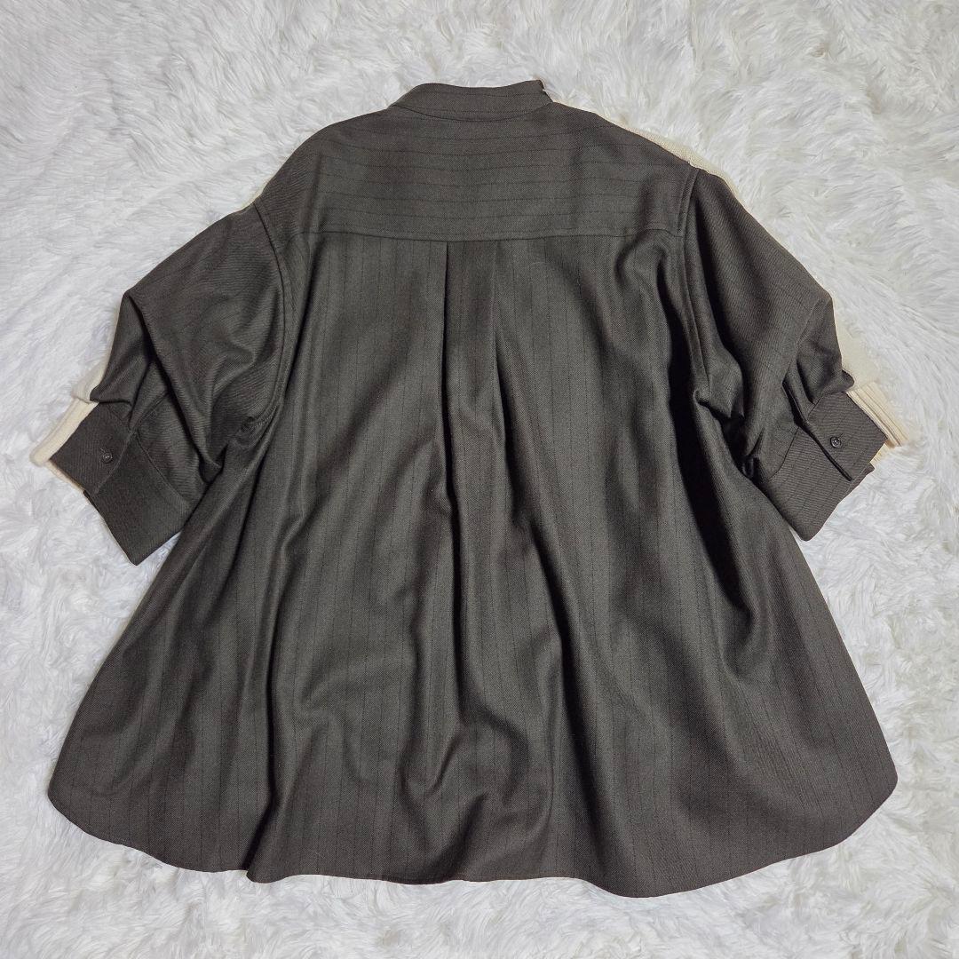 新品　sacai Wool Knit ドッキングニット