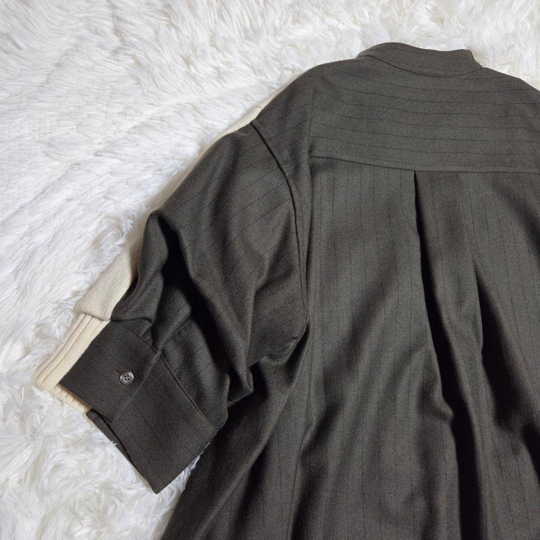 新品　sacai Wool Knit ドッキングニット