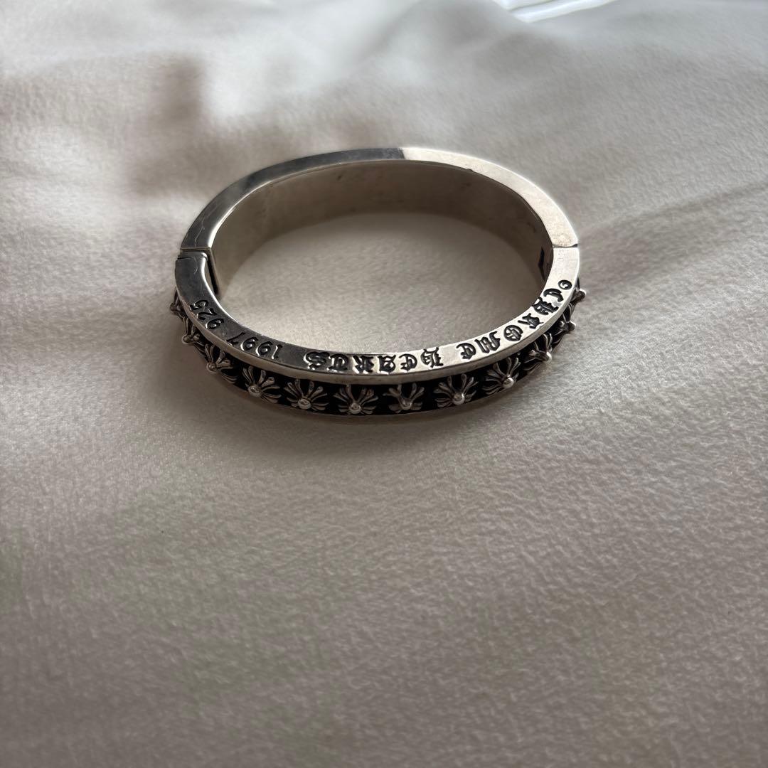 ナローVバンドCHプラス バングル　ブレスレット 925