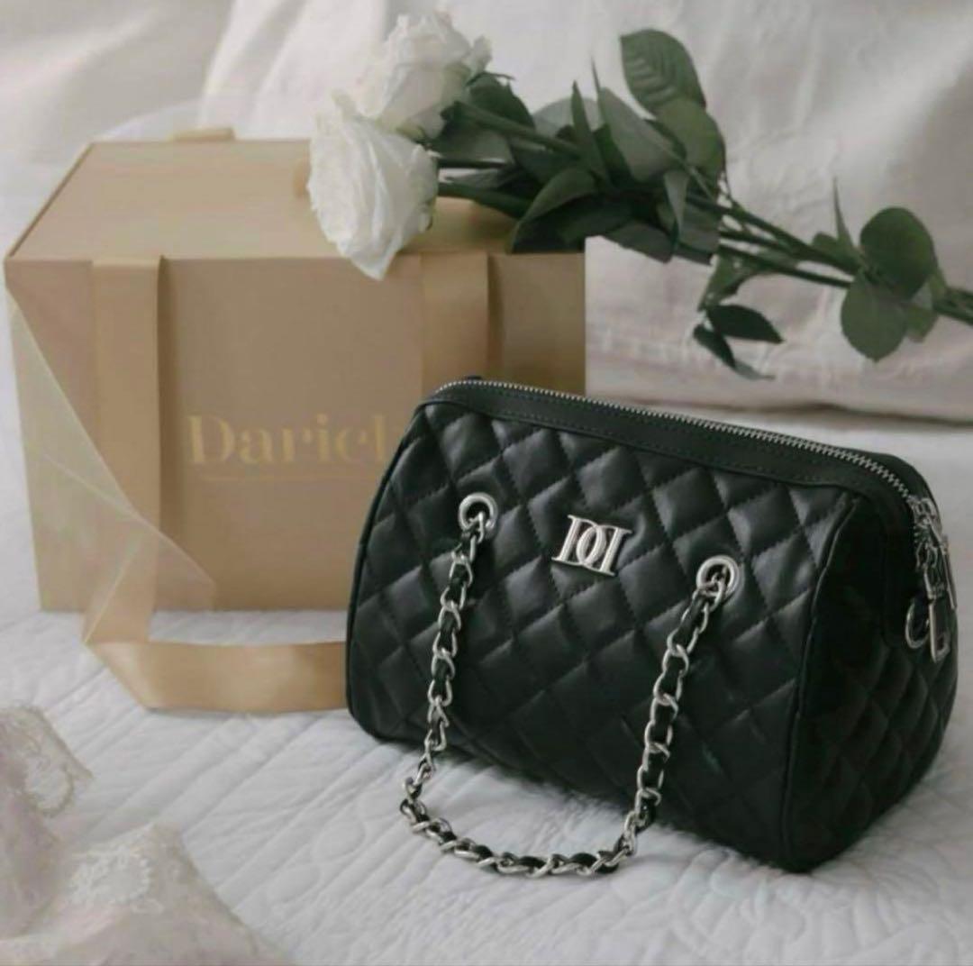 Darich ノベルティキルティングミニボストンバッグ チャーム2点セット