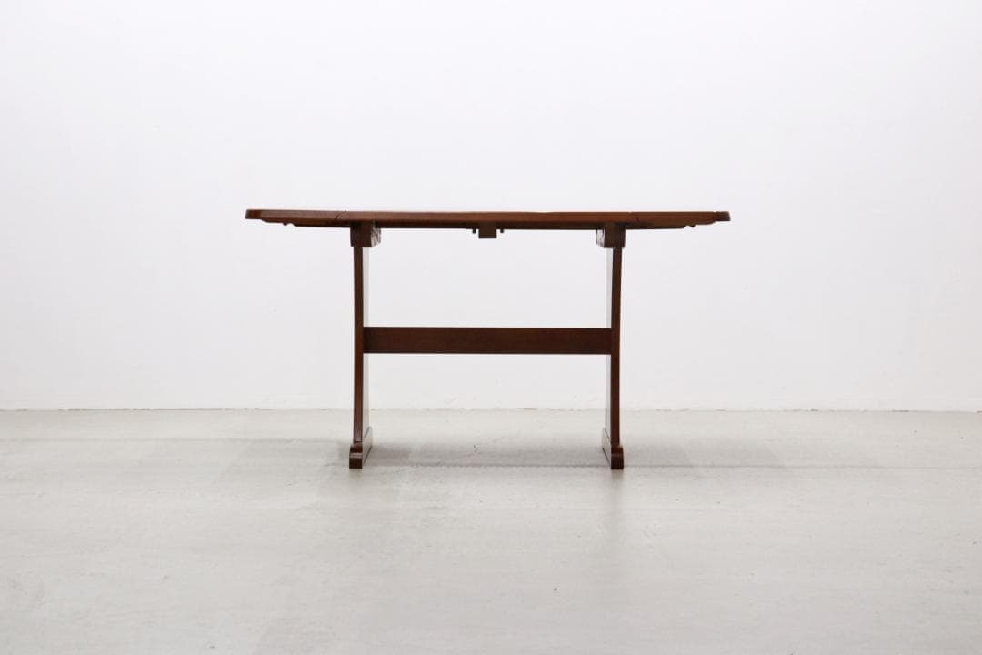 三越家具 ブルージュ 楢材 クラシカル バタフライ ダイニングテーブル 机