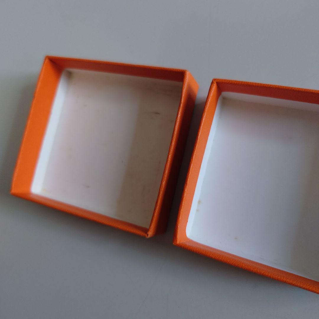 HERMES エルメス オレンジモチーフ チャーム キーホルダー