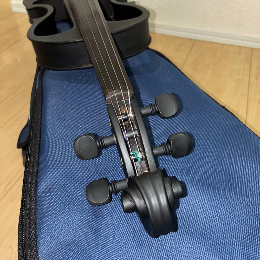 美品hallstatt EV-30 cv-210e エレキバイオリン　ブラック