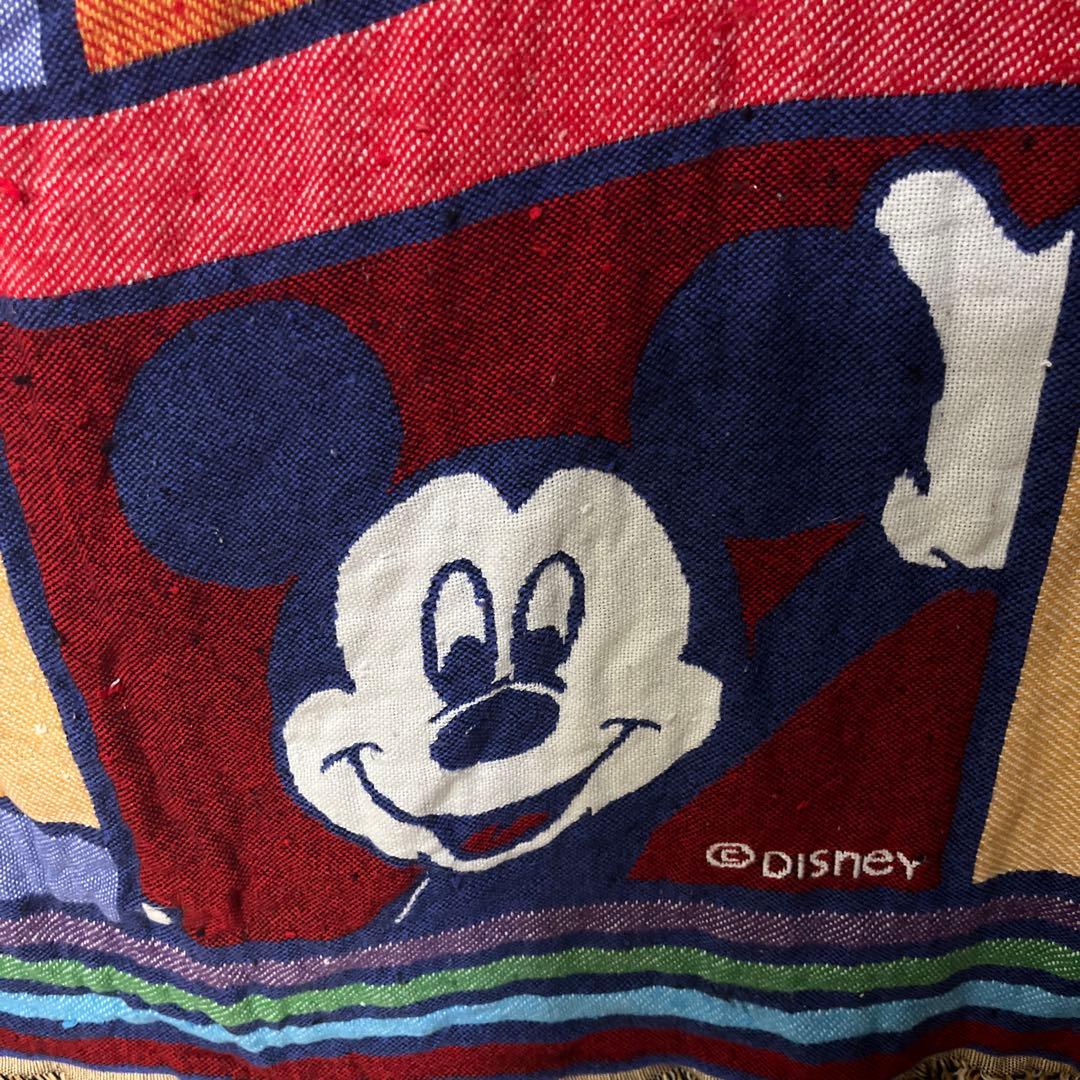 ディズニー　ラグ　ブランケット　ソファーカバー　USA製　beacon ミッキー