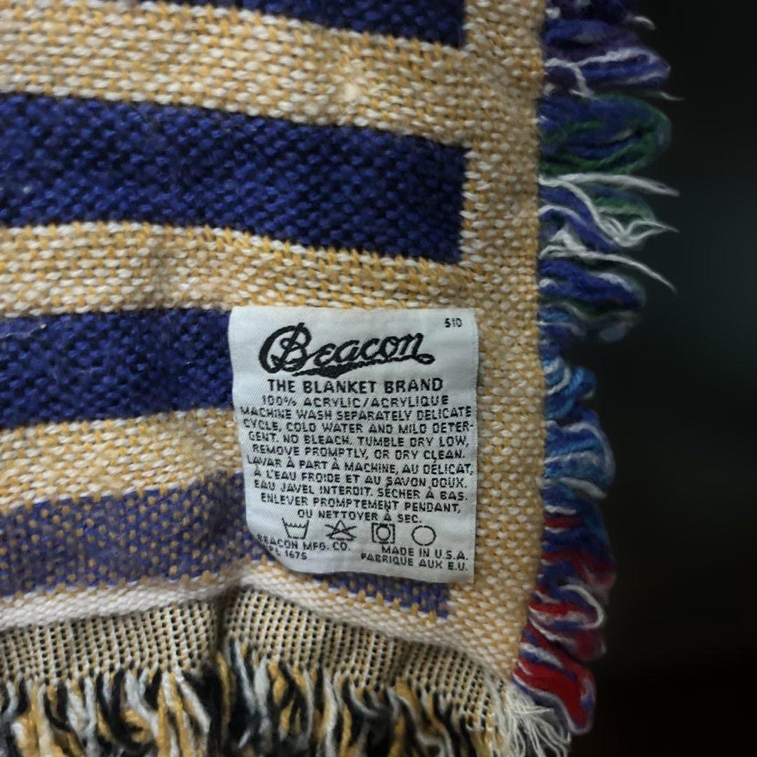 ディズニー　ラグ　ブランケット　ソファーカバー　USA製　beacon ミッキー