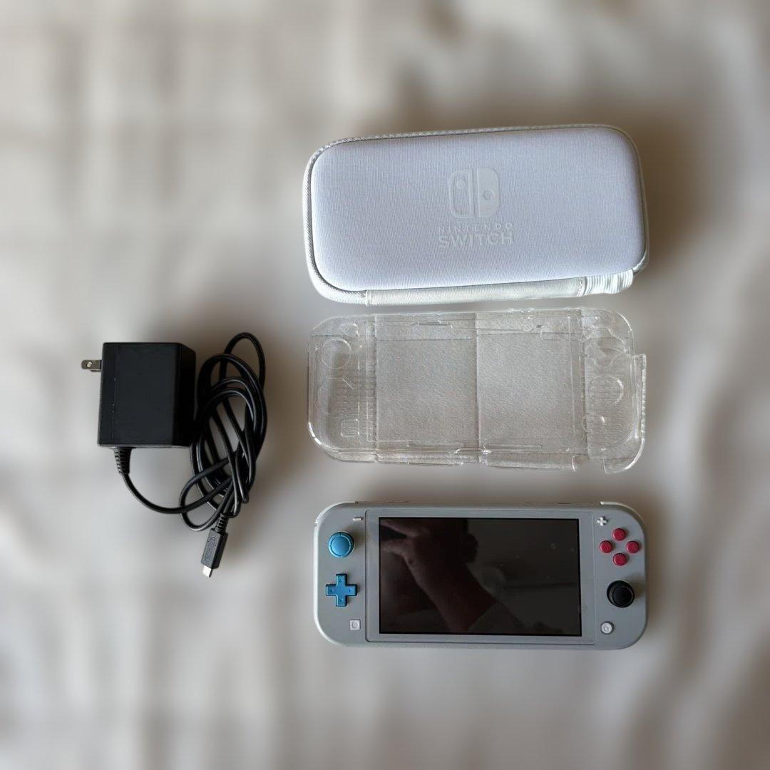 Nintendo Switch Lite本体 ザシアン・ザマゼンタ 純正ケース付