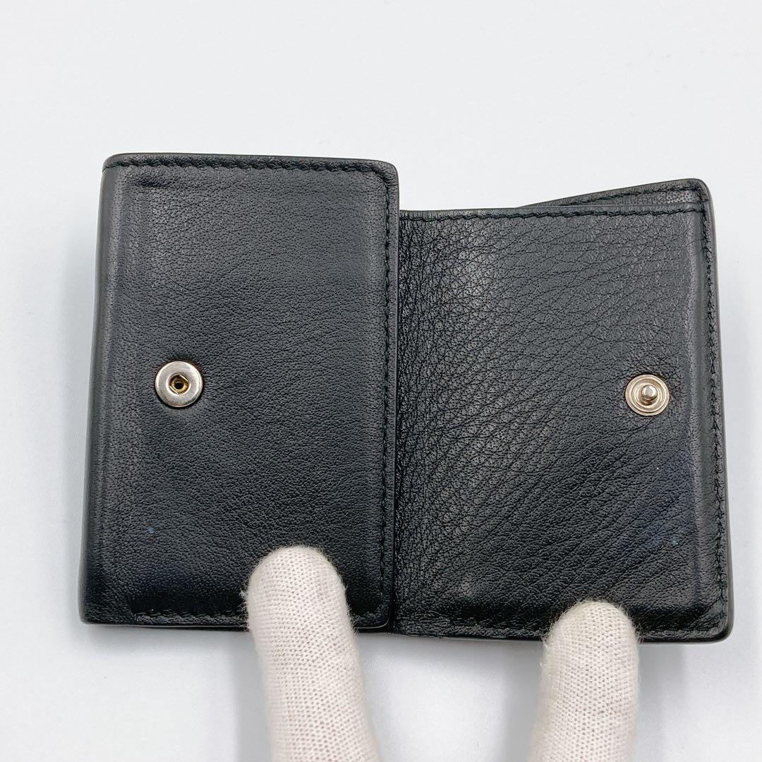 【正規品】 BALENCIAGA バレンシアガ ペーパー ミニ ウォレット BK