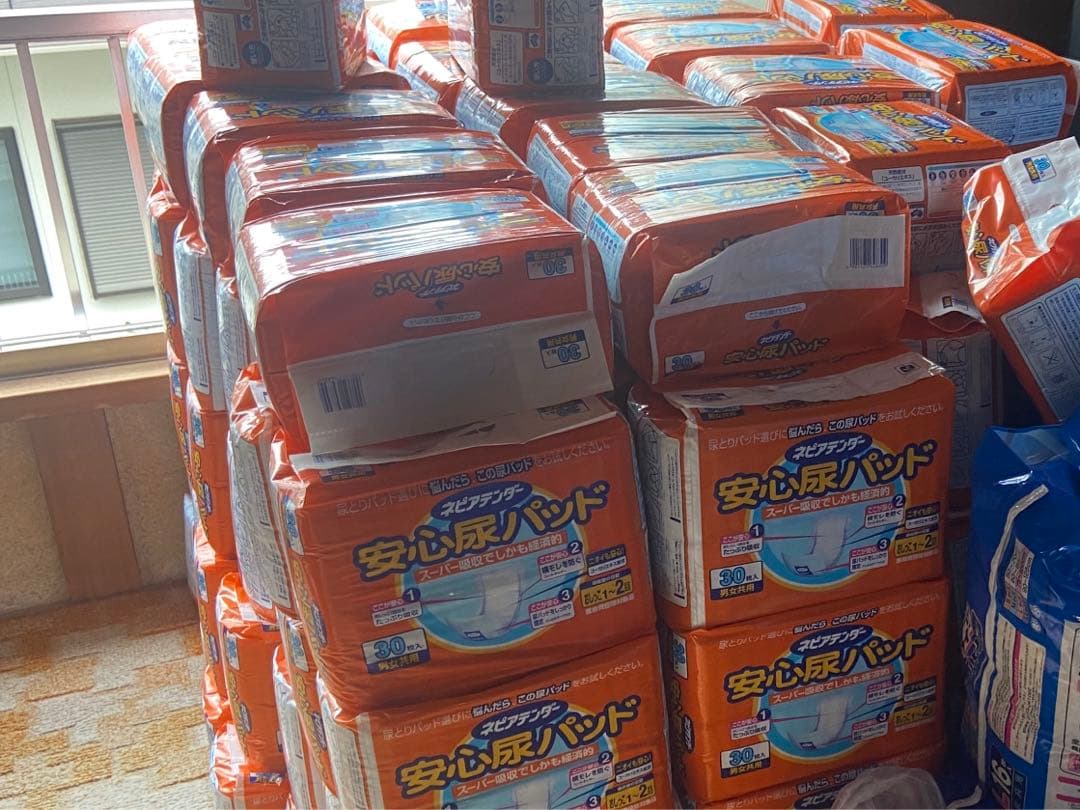 ネピアテンダー　安心尿パッド　男女共用30枚入り　12個セット 送料込み