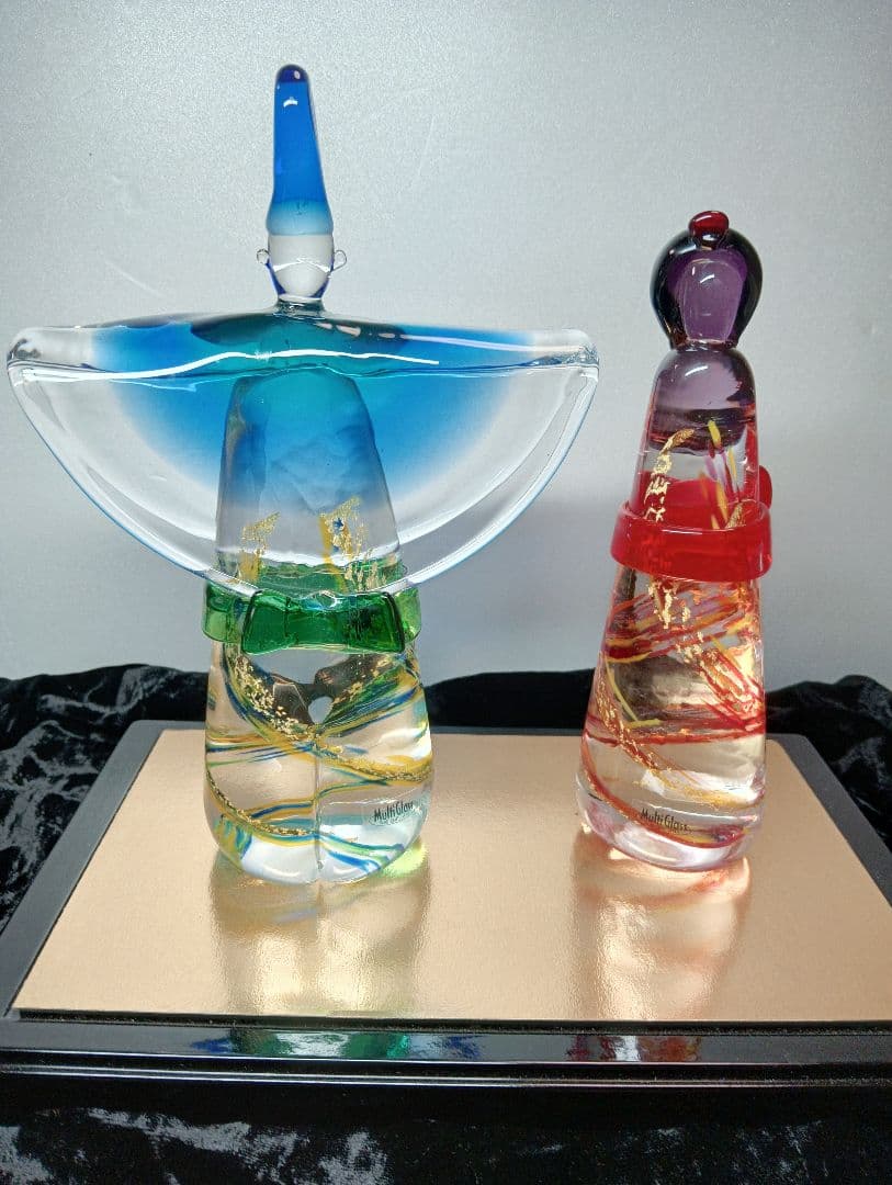 マルティグラス雛人形 2体セット