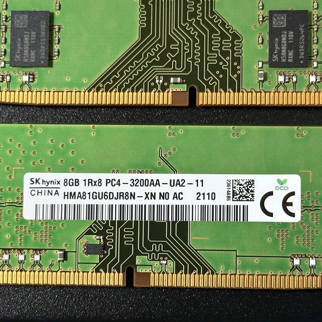 DDR4-3200 16GB(8GB×2) SK hynix 70-1