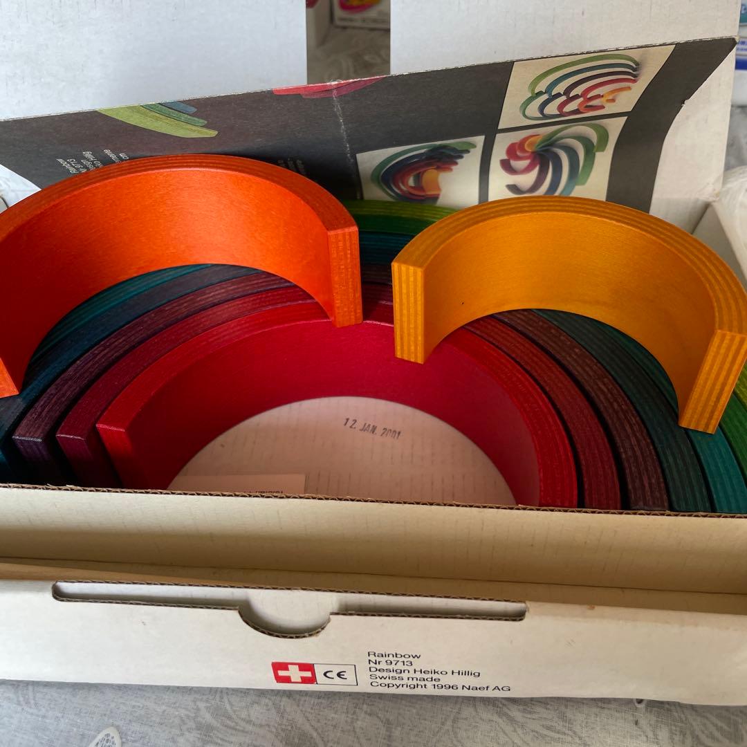 ユ*カ様 Rainbow 木製アーチ型知育玩具 1998年製