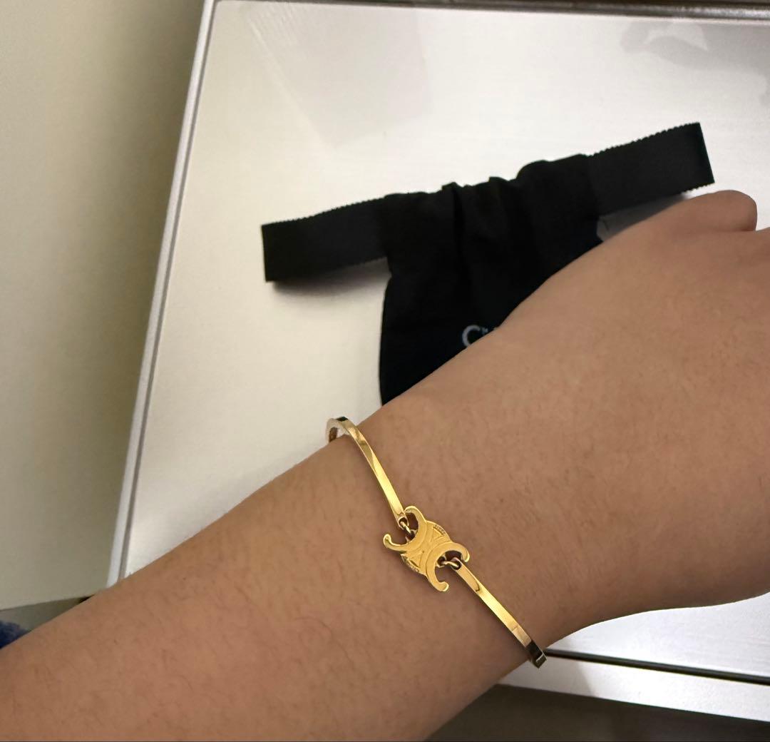 CELINE ゴールド ブレスレット