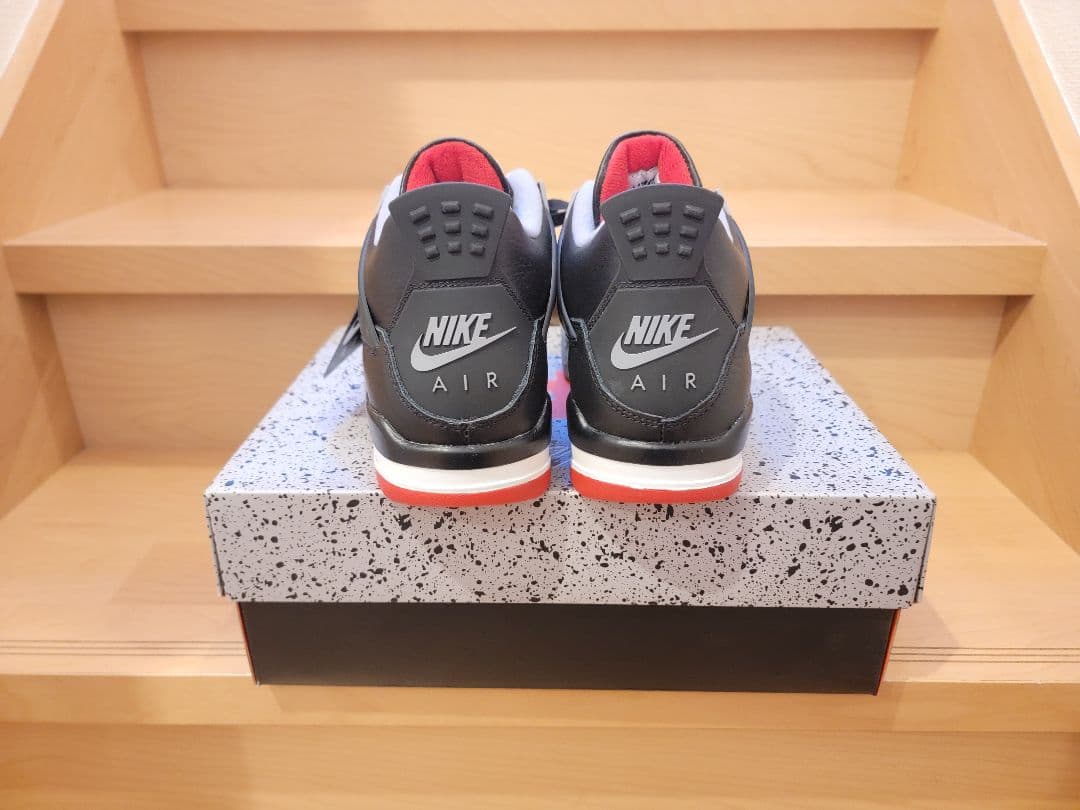 新品未使用　Air Jordan 4 BRED GS