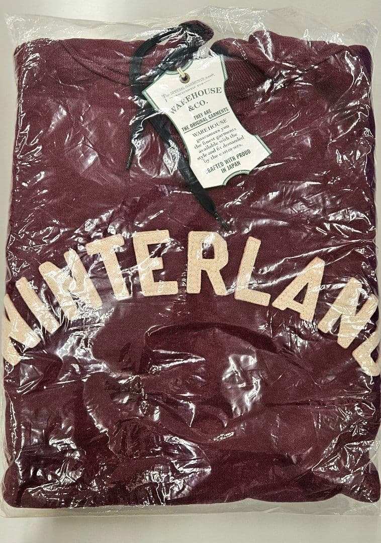 新品　直営店限定 WAREHOUSE　後付けフードパーカー　サイズ44