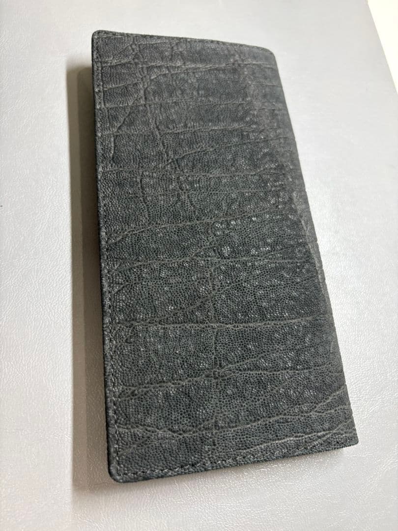 エレファントレザー　メンズ長財布　象革