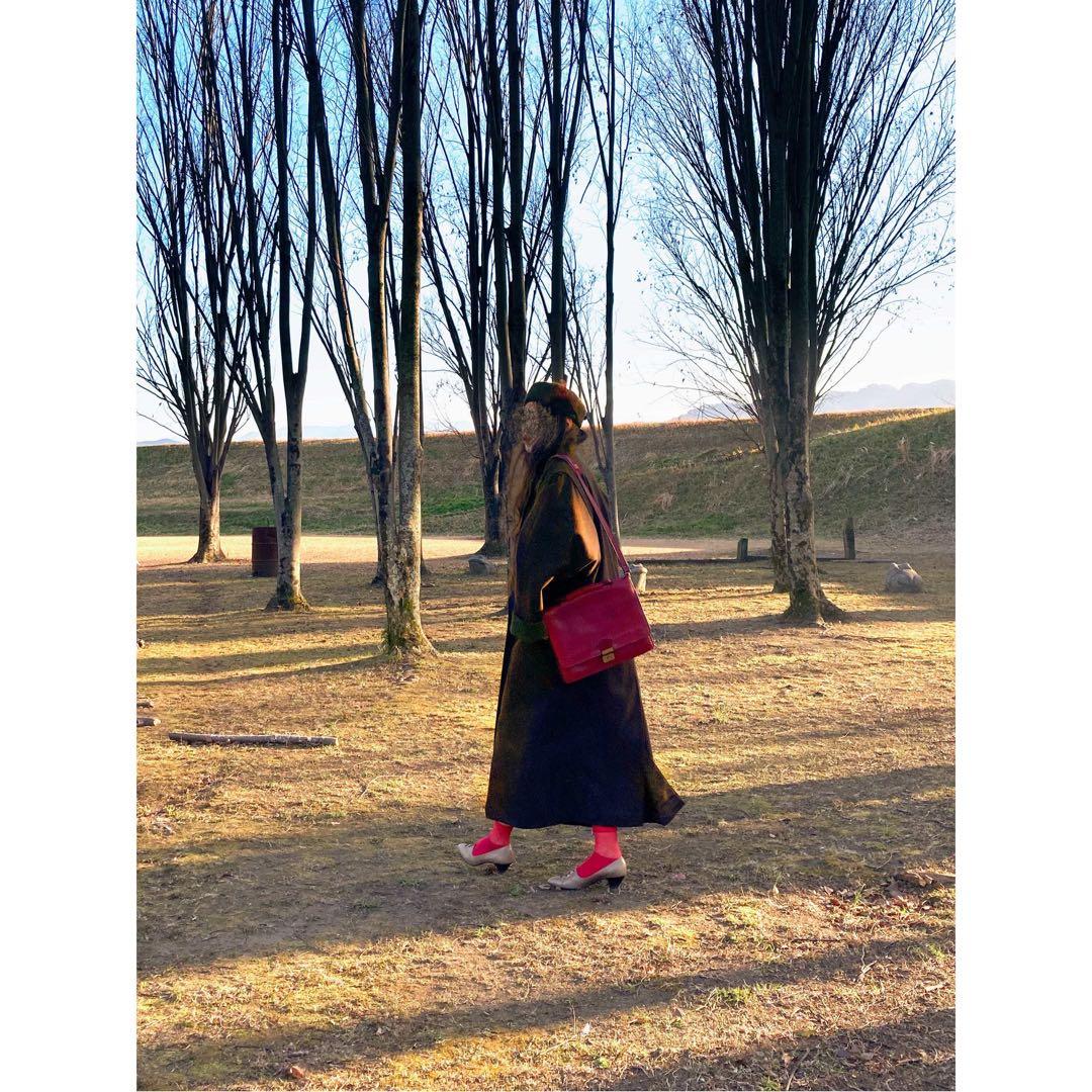 Used チロル伝統アイテム♡ ブラウン×グリーン ビッグ ローデンコート