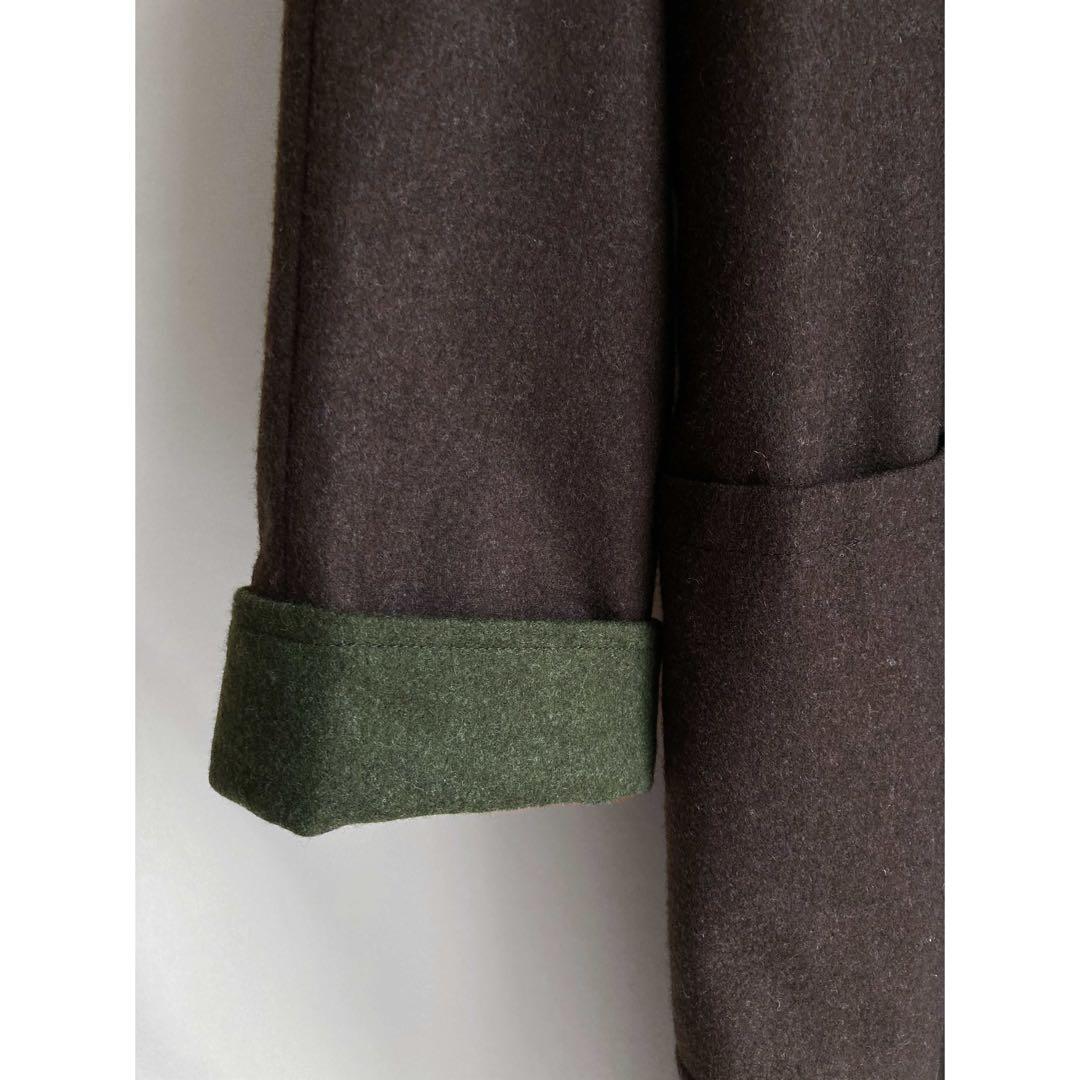 Used チロル伝統アイテム♡ ブラウン×グリーン ビッグ ローデンコート