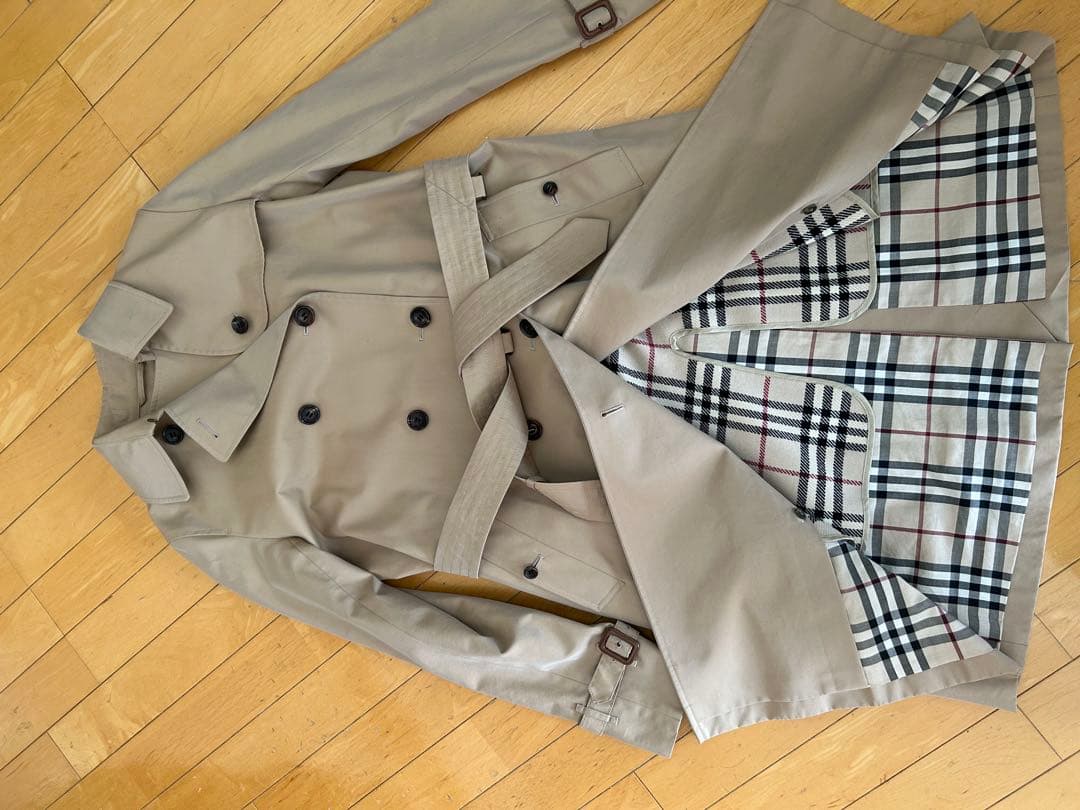 値下げ！美品　BURBERRY LONDON ライナーベルト付き　トレンチコート